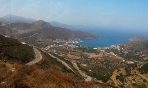 Amorgos - looking down on Katapola